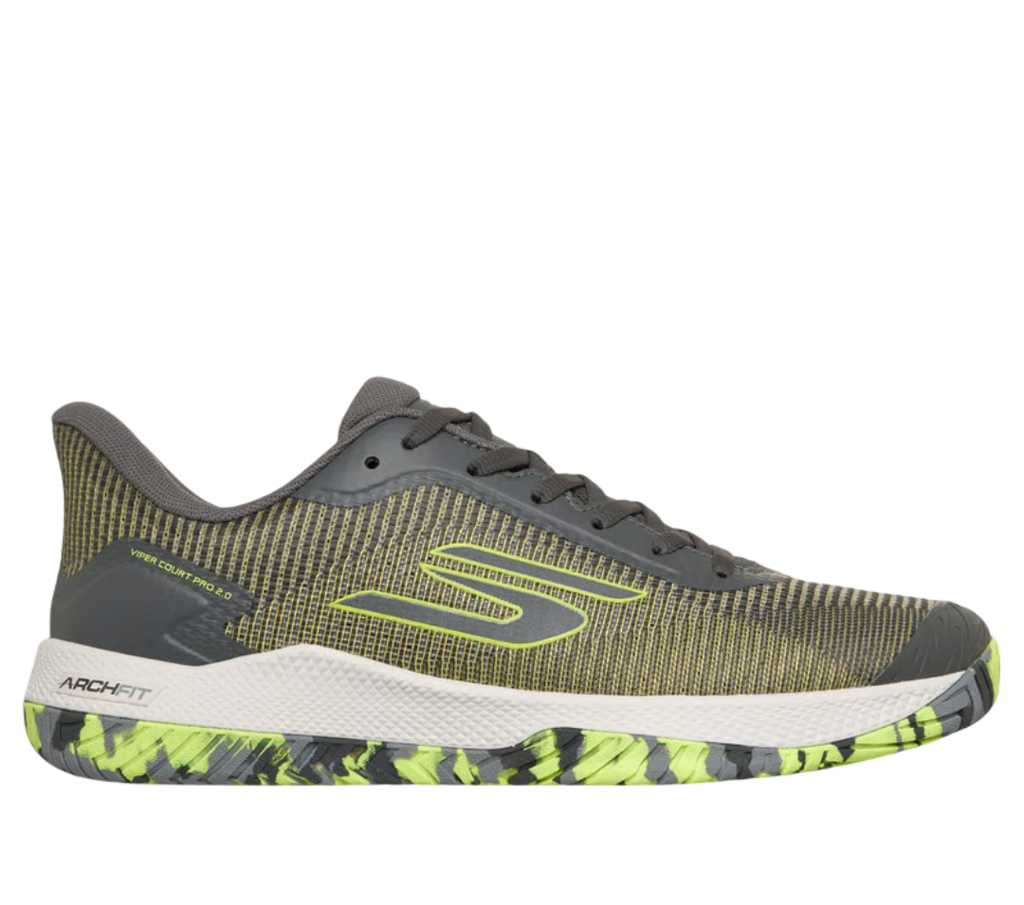 Skechers GO Pickleball Viper Court Pro 2.0 Shoes (Yellow Grey)