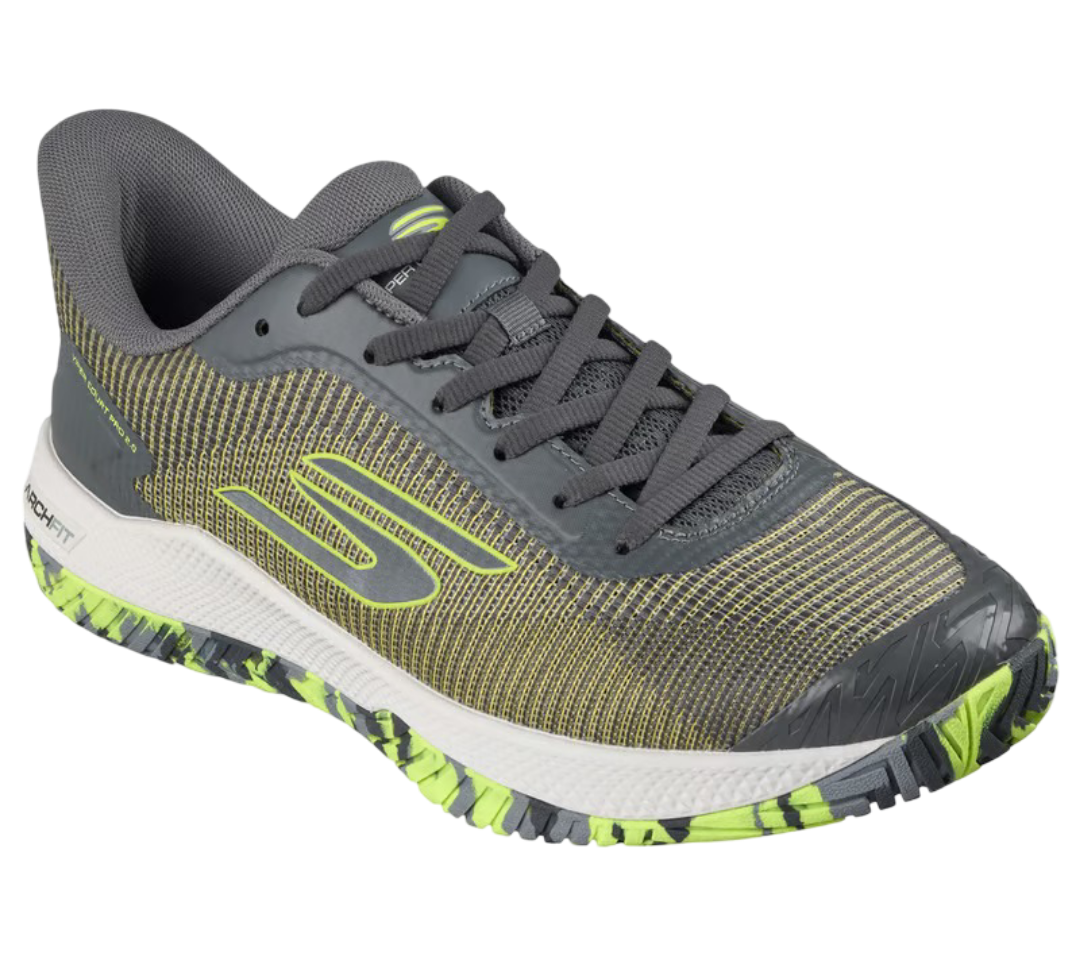 Skechers GO Pickleball Viper Court Pro 2.0 Shoes (Yellow Grey)