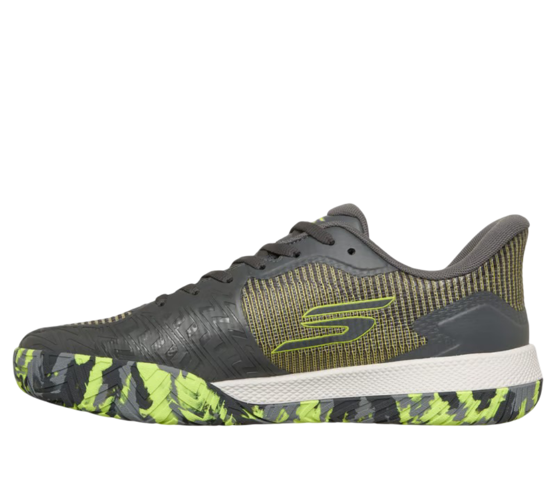 Skechers GO Pickleball Viper Court Pro 2.0 Shoes (Yellow Grey)