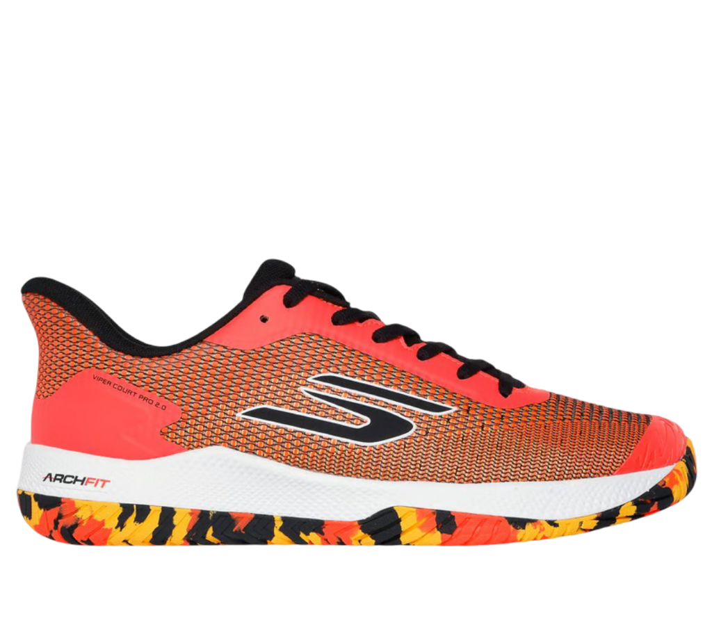 Skechers GO Pickleball Viper Court Pro 2.0 Pickleball Shoes (Orange)