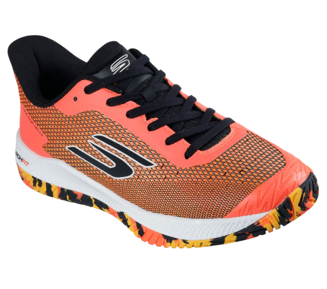 Skechers GO Pickleball Viper Court Pro 2.0 Pickleball Shoes (Orange)