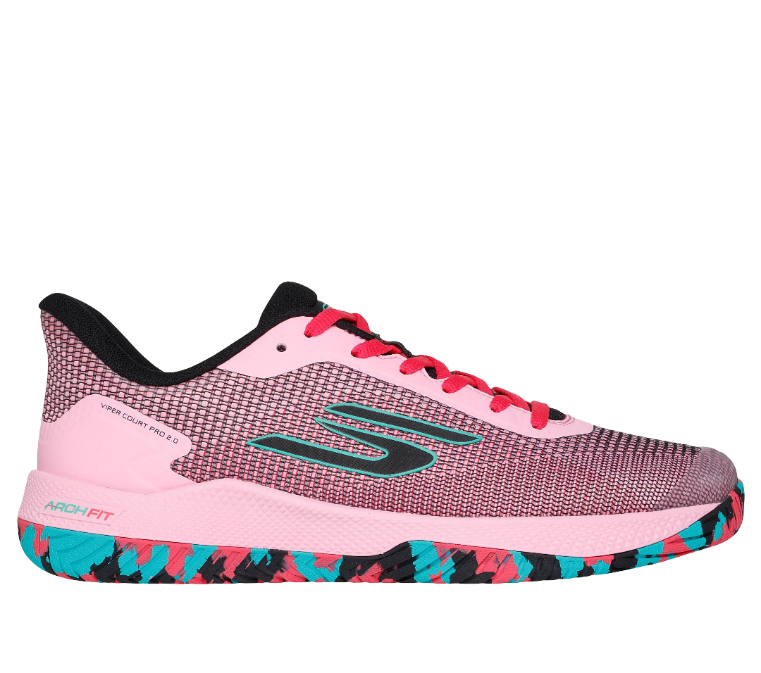 Skechers GO Pickleball Viper Court Pro 2.0 Shoes (Pink/Black)