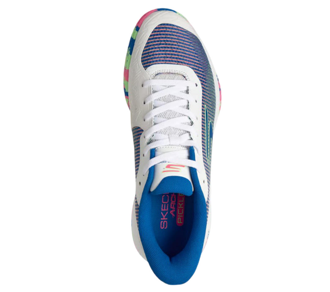 Skechers GO Pickleball Viper Court Pro 2.0 Pickleball Shoes (Pink/Light Blue)