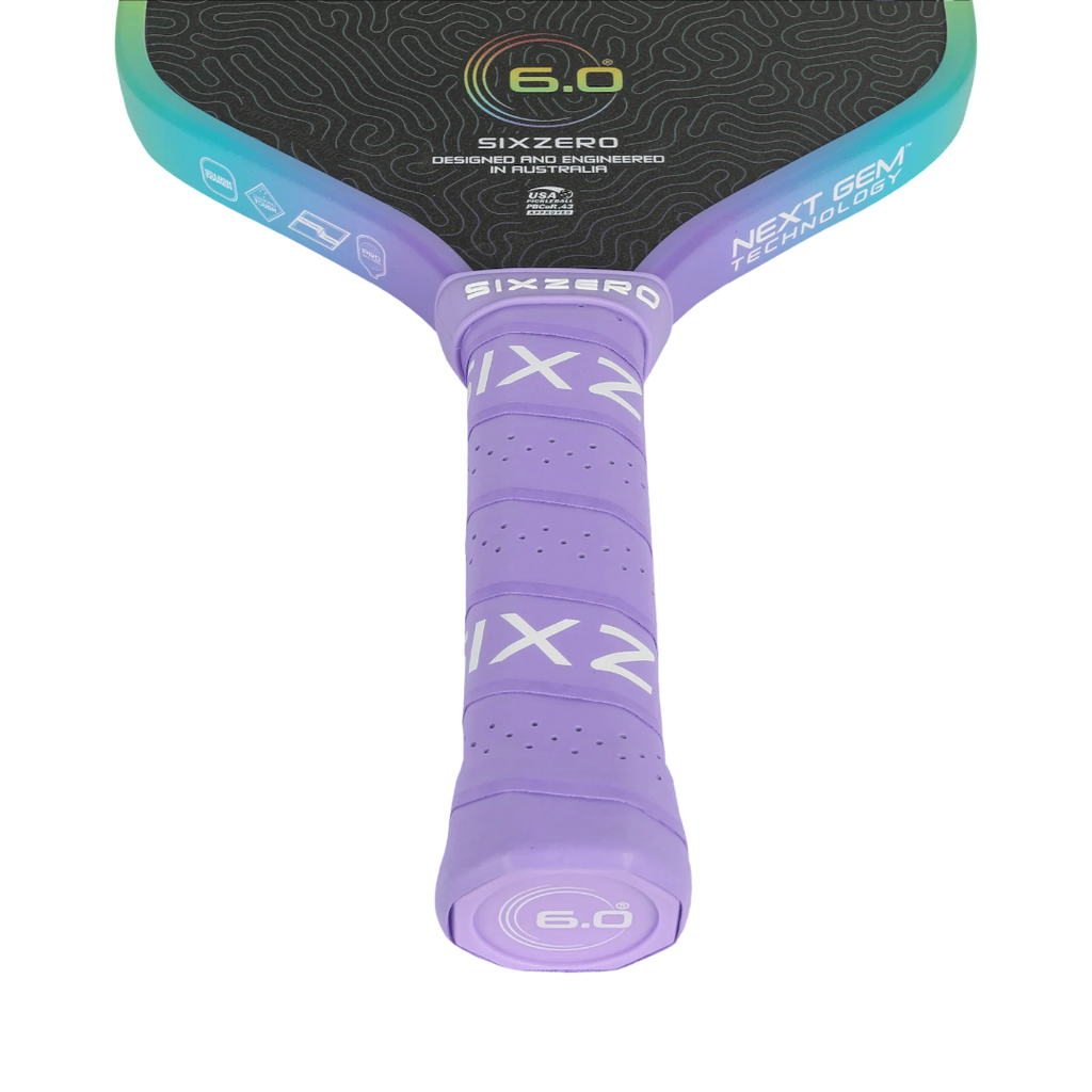 Six Zero Coral Rainbow Standard Pickleball Paddle