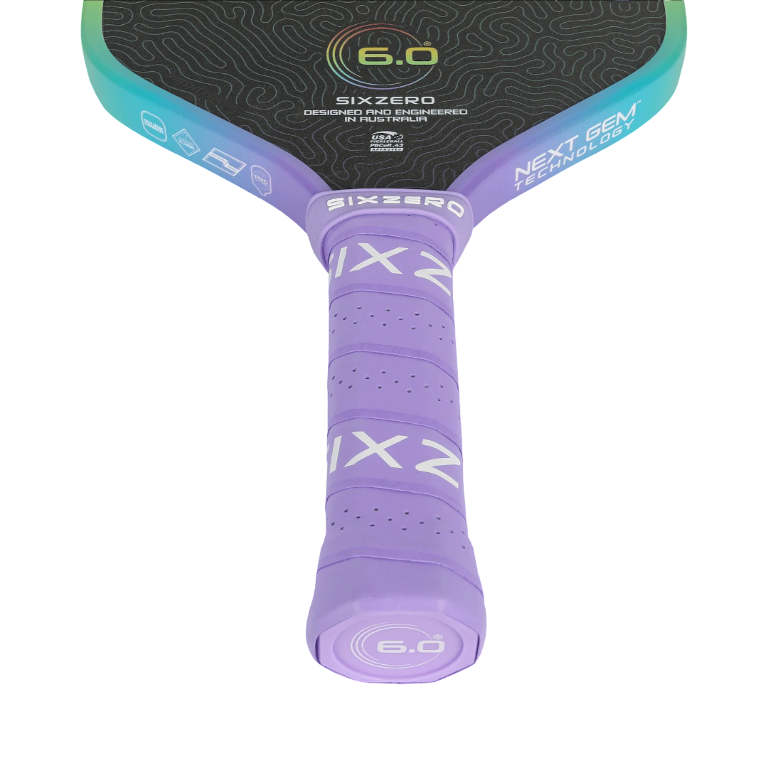 Six Zero Coral Rainbow Standard Pickleball Paddle