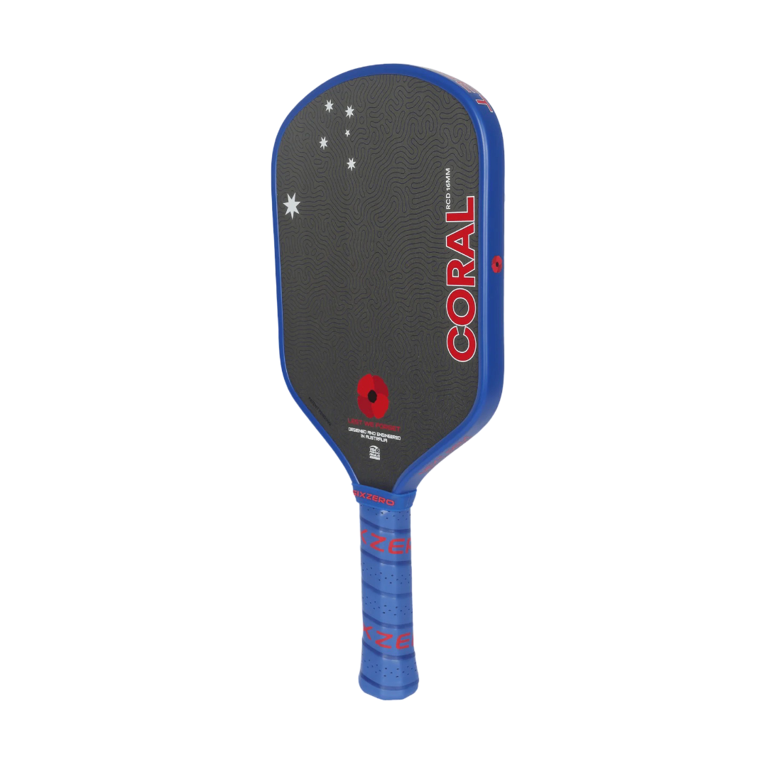 Six Zero Coral ANZAC Edition Pickleball Paddle