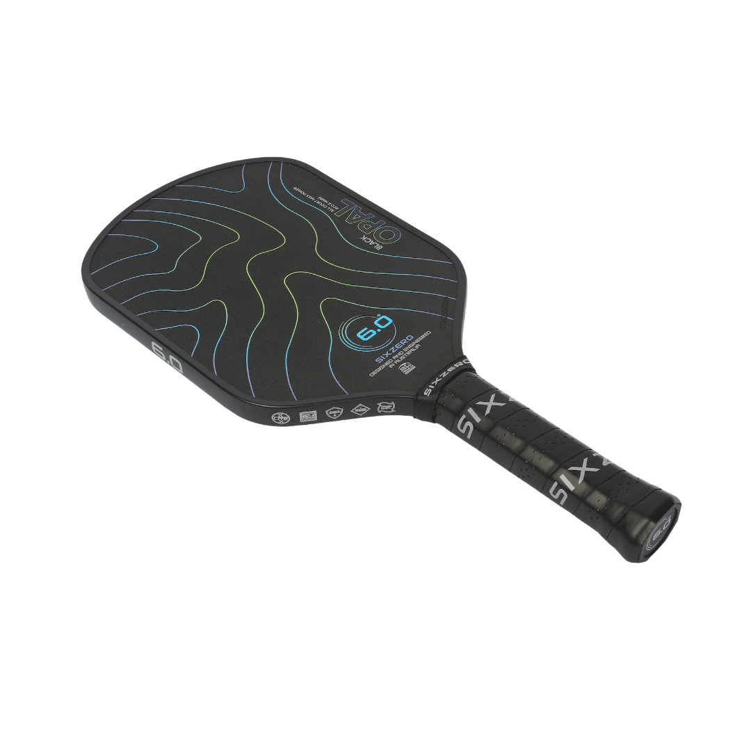 Six Zero Black Opal All Court Max Power RCD-E Pickleball Paddle