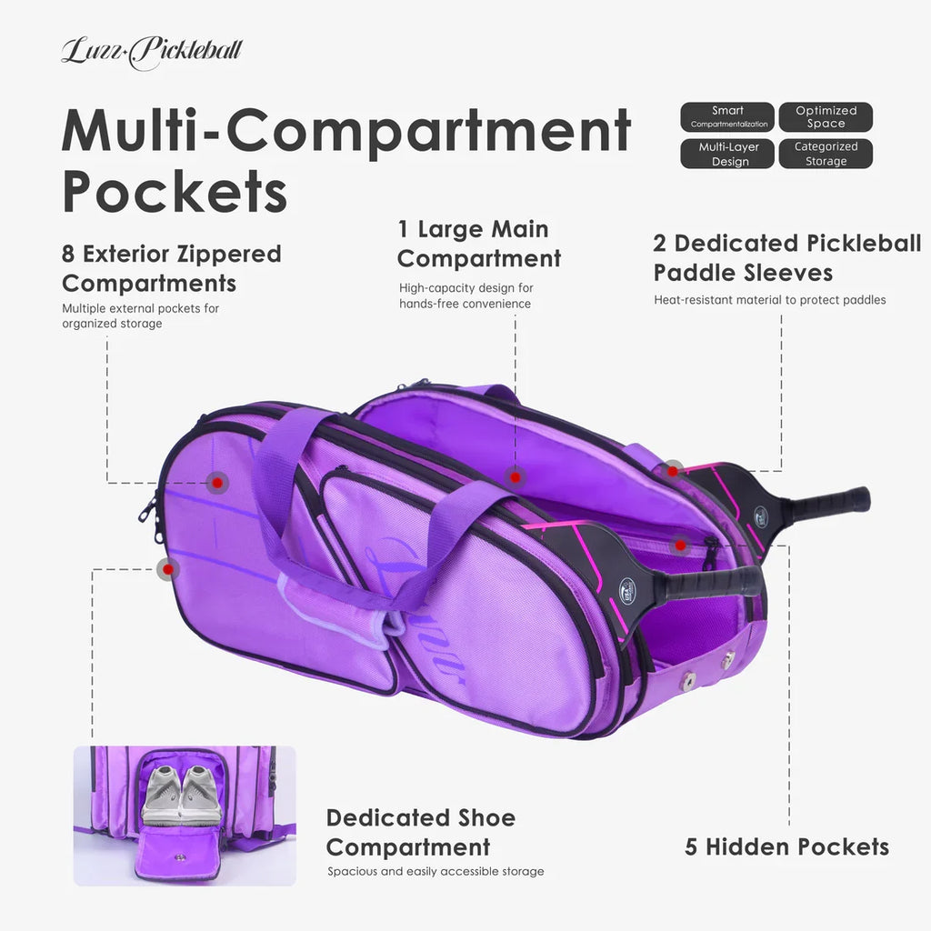 LUZZ Outdoor Sports Pickleball Backpack