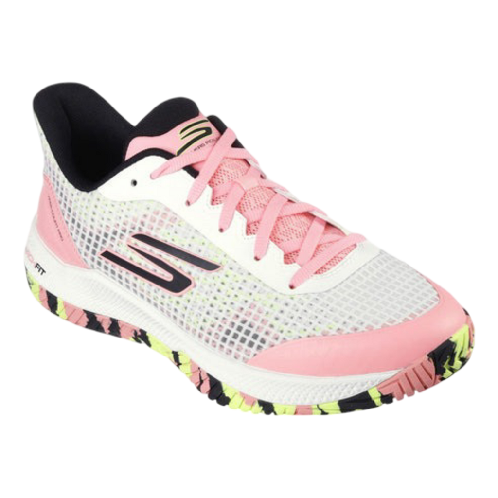 Skechers GO Pickleball Viper Court Pro Pickleball Shoes (Pink/White)