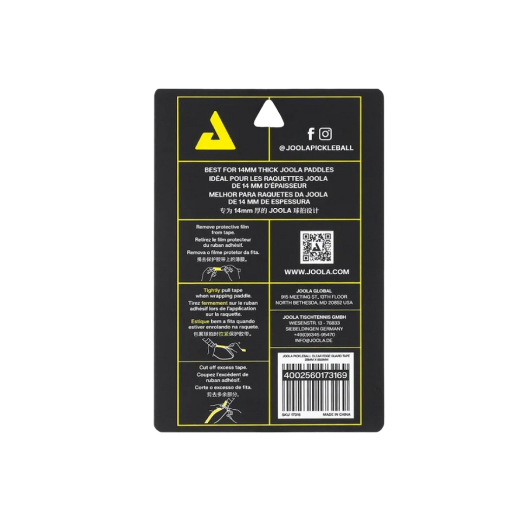 JOOLA Clear Edge Guard Tape