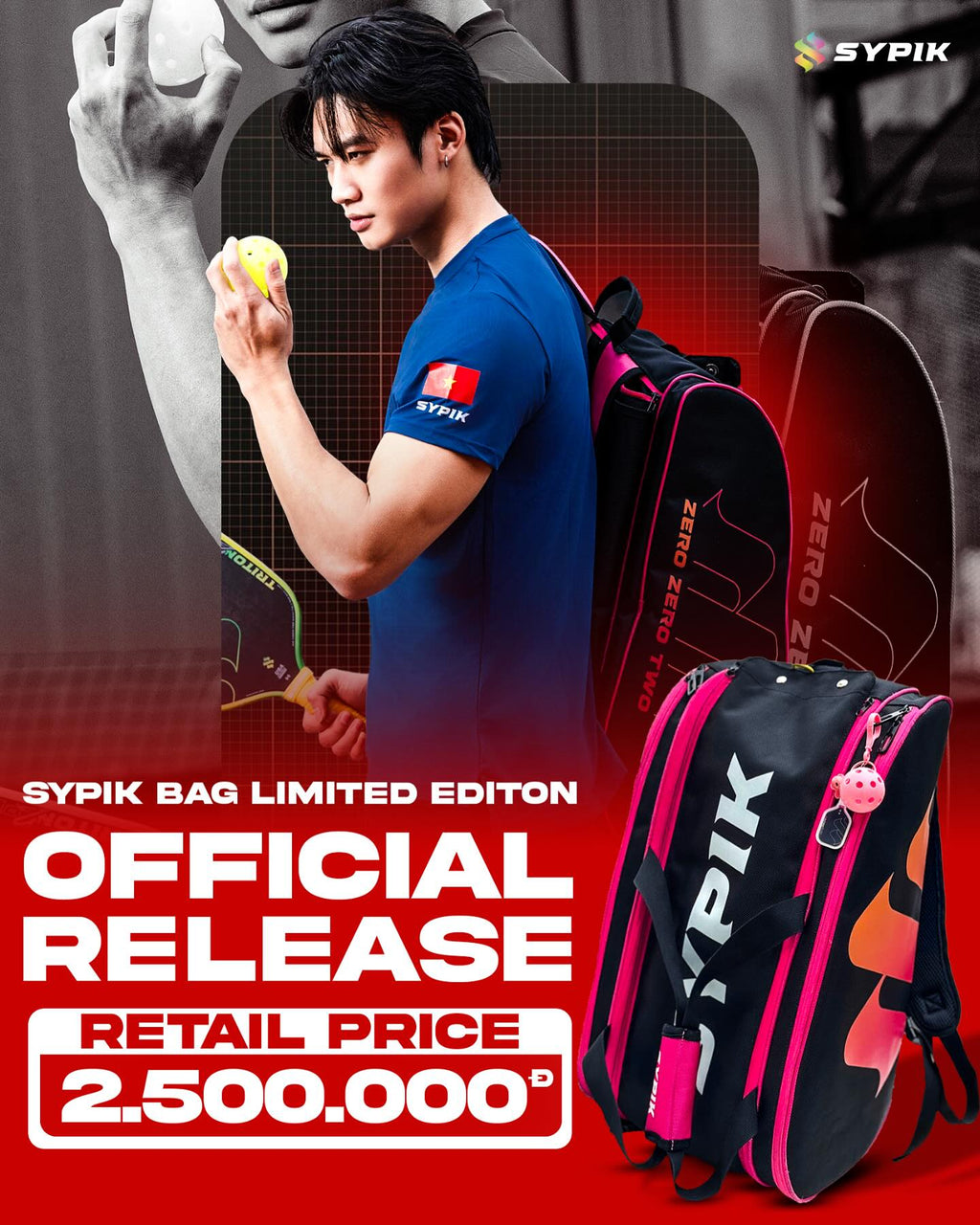 Sypik Pro Bag Pickleball Backpack (Limited Edition)