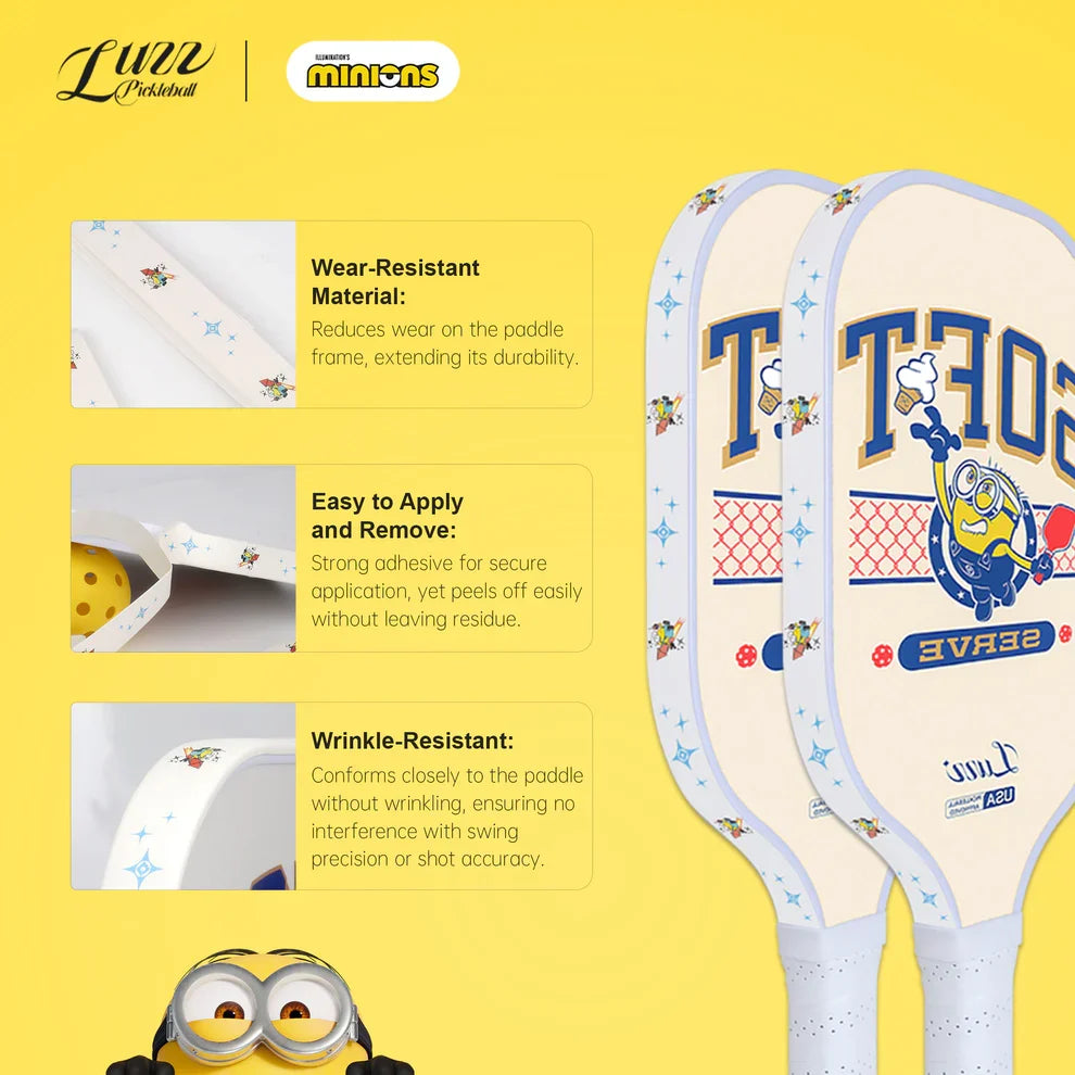 Luzz x Minions Co-Branded Pickleball Paddle Edge Tape