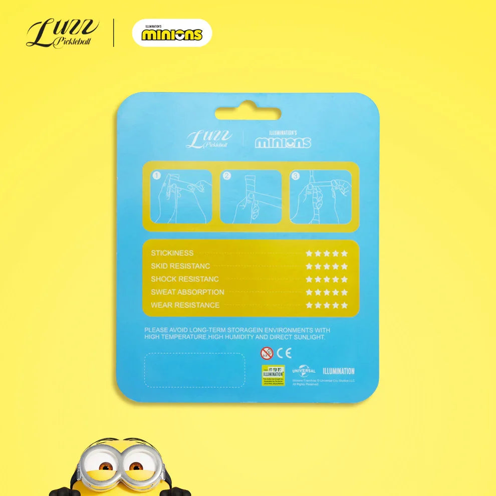 Luzz x Minions Professional Pickleball Paddle Grip Tape
