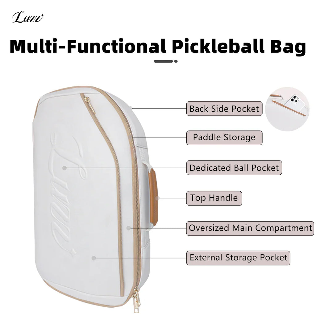 LUZZ Pickleball Bag Waterproof Backpack