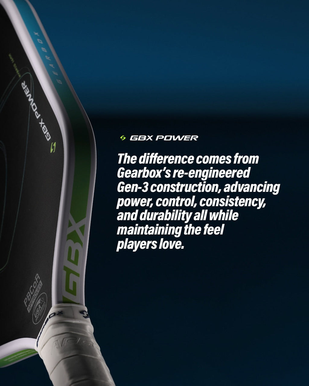 Gearbox GBX Power Pickleball Paddle