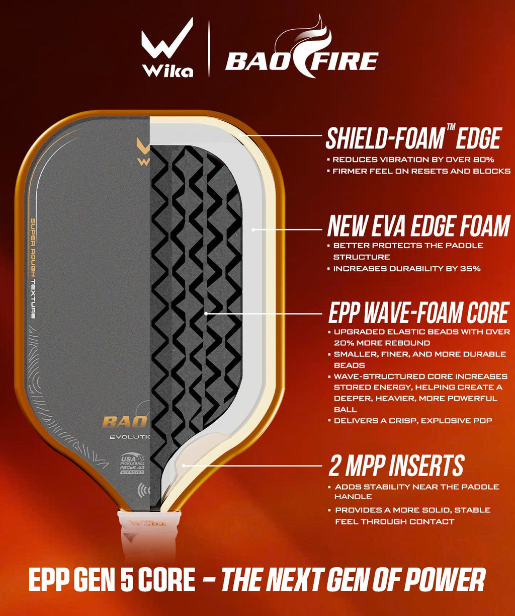 Wika BaoFire 2 Pickleball Paddle
