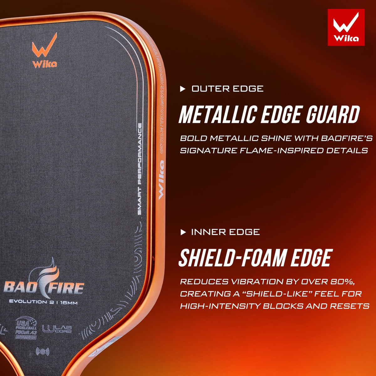 Wika BaoFire 2 Pickleball Paddle