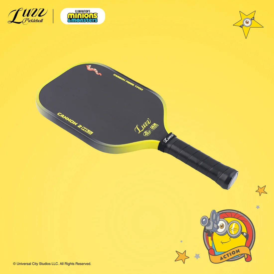 Luzz Minions Cannon2 M1 Pickleball Paddle