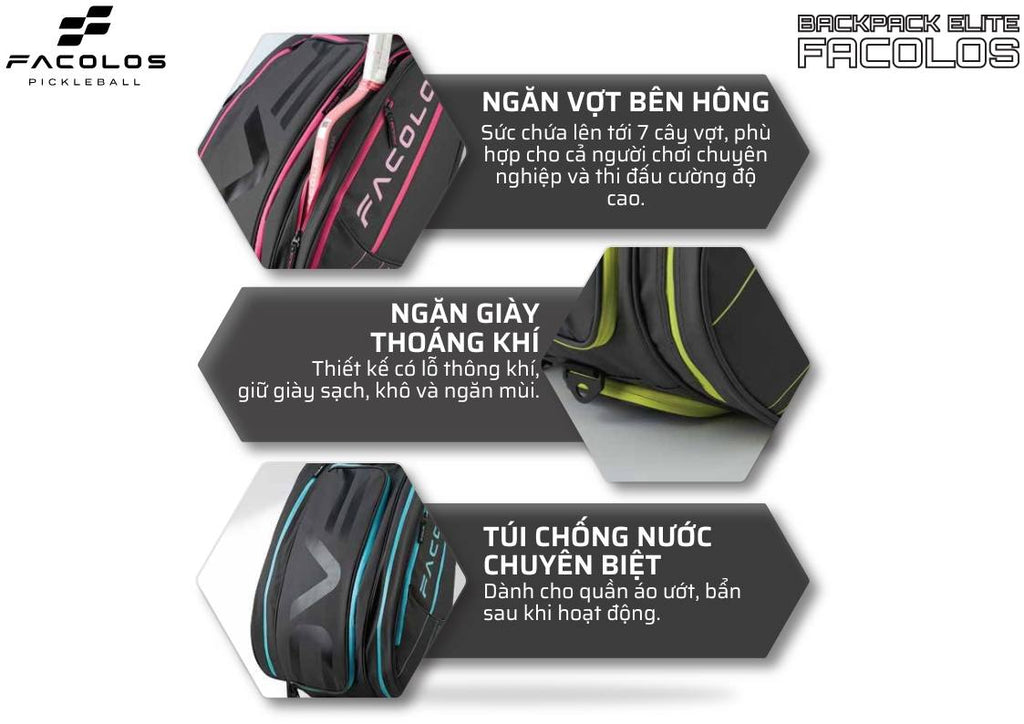 Facolos Elite Pickleball Backpack