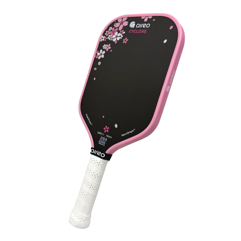 AIREO Cyclone Cherry Blossom Pickleball Paddle