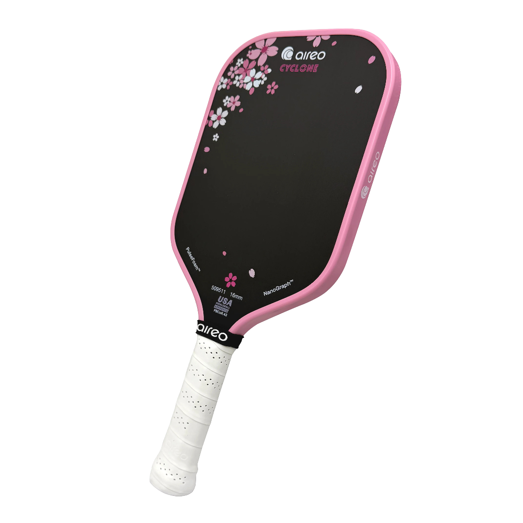 AIREO Cyclone Cherry Blossom Pickleball Paddle