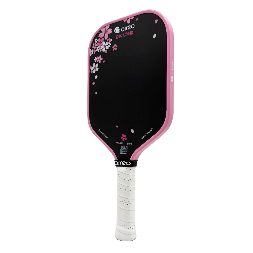 AIREO Cyclone Cherry Blossom Pickleball Paddle