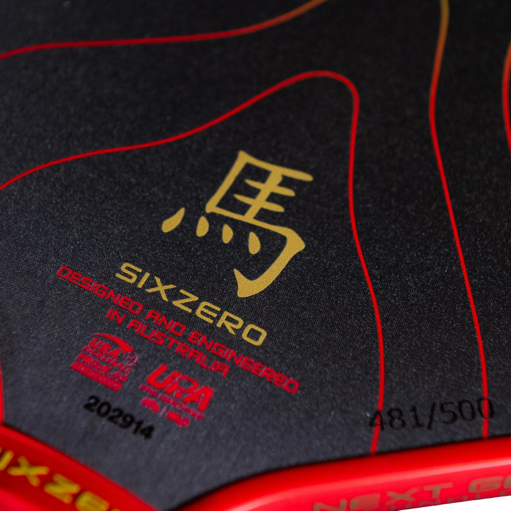 Six Zero Black Opal Pickleball Paddle - 2026 Edition