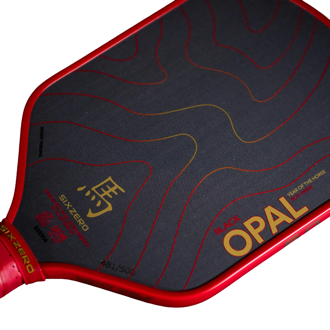 Six Zero Black Opal Pickleball Paddle - 2026 Edition
