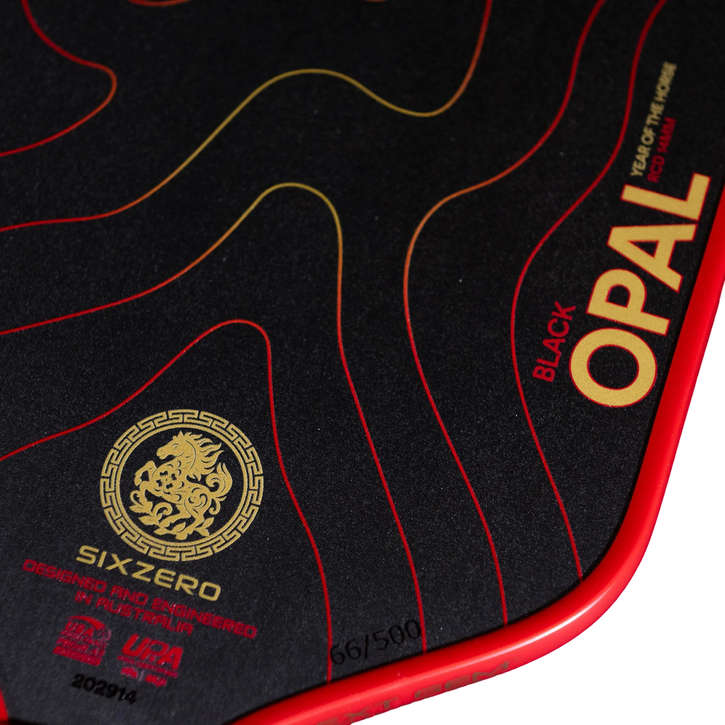 Six Zero Black Opal Pickleball Paddle - 2026 Edition