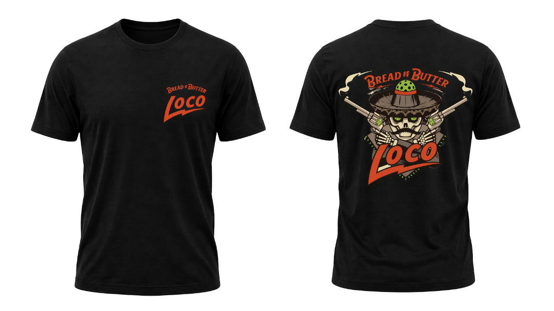 Áo Thi Đấu Pickleball Bread'N'Butter Loco Black Edition