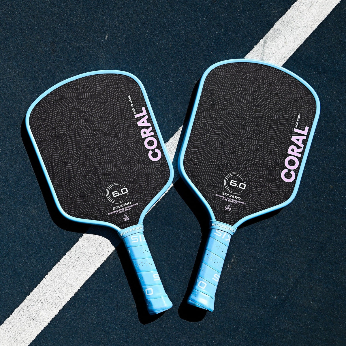 Six Zero Coral Lightweight Pickleball Paddle