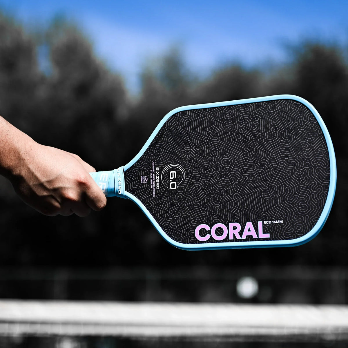 Six Zero Coral Lightweight Pickleball Paddle