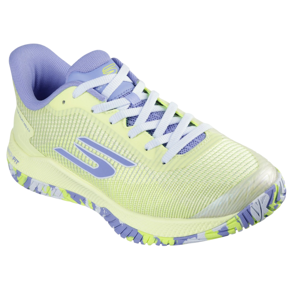 Skechers GO Pickleball Viper Court Pro 2.0 Shoes (Lime Lavender)