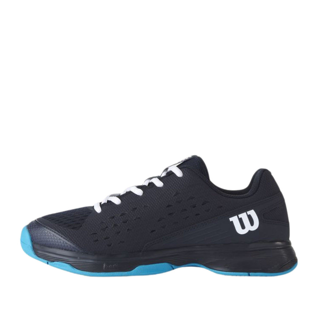 Wilson Junior Rush Pro L 'Navy Blaze' Pickleball Shoes