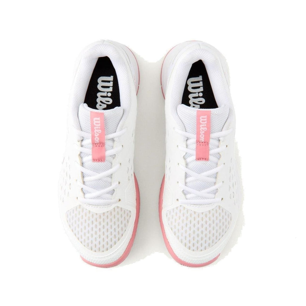 Wilson Rush Pro L Junior Pickleball Shoes White Mauve