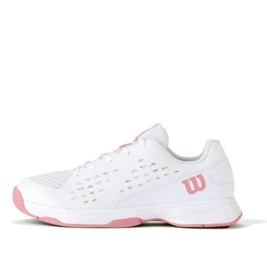 Wilson Rush Pro L Junior Pickleball Shoes White Mauve