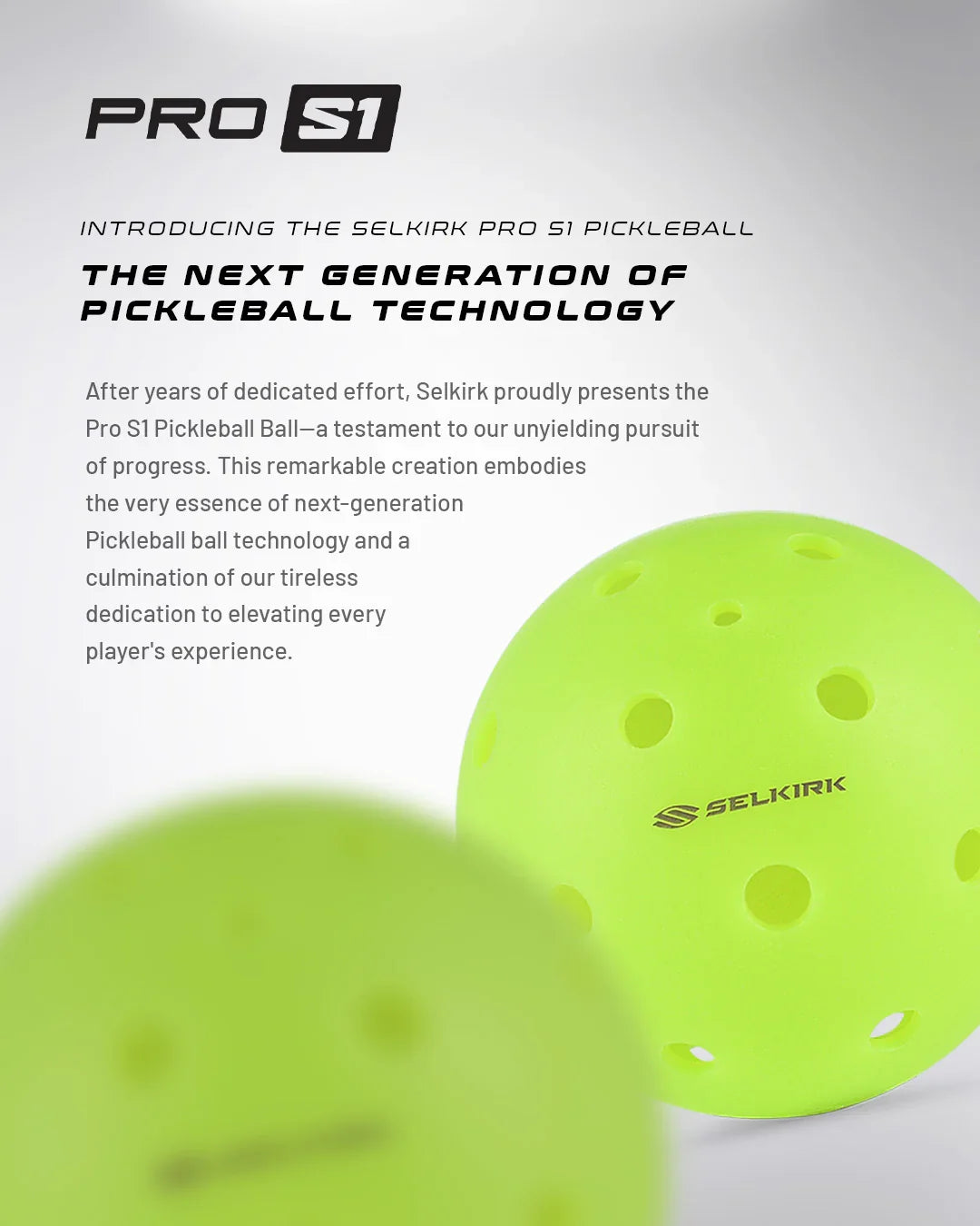 Selkirk Pro S1 Pickleball
