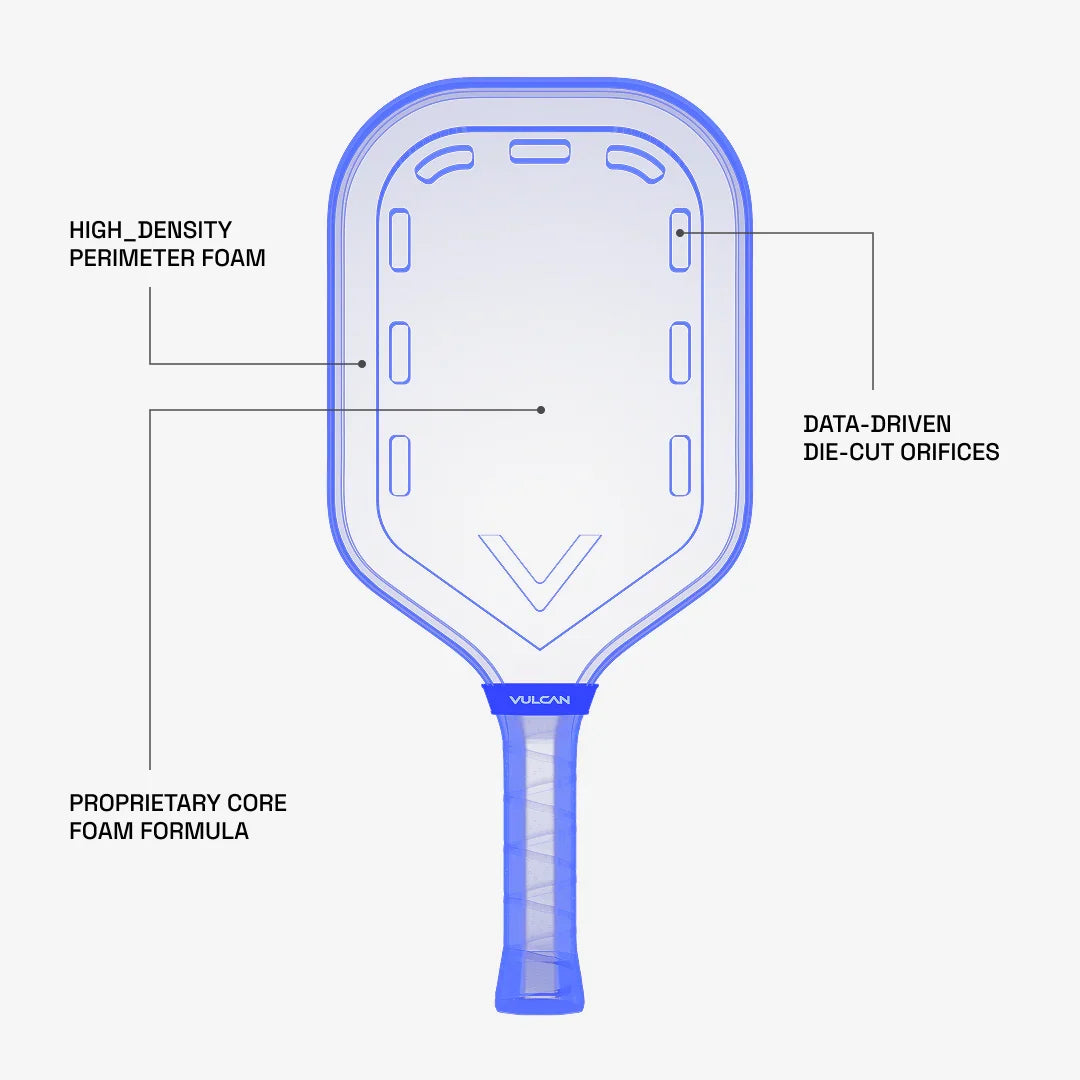Vulcan Chapter 01 Kyrgios Pickleball Paddle | Elongated
