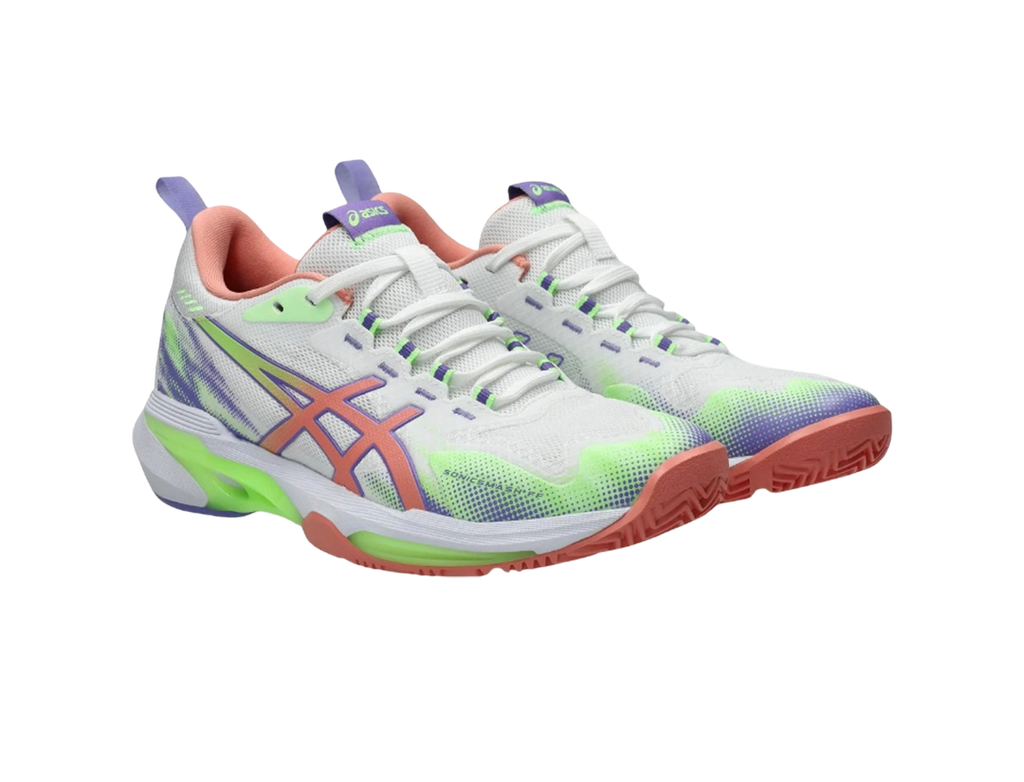 Asics Sonic Smash FF Pickleball Shoes | White / Guava