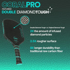 Six Zero Coral Pro RCD Pickleball Paddle