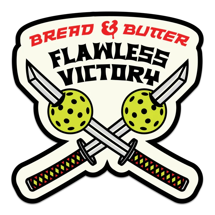 Bread & Butter Pickleball Sticker Authentic