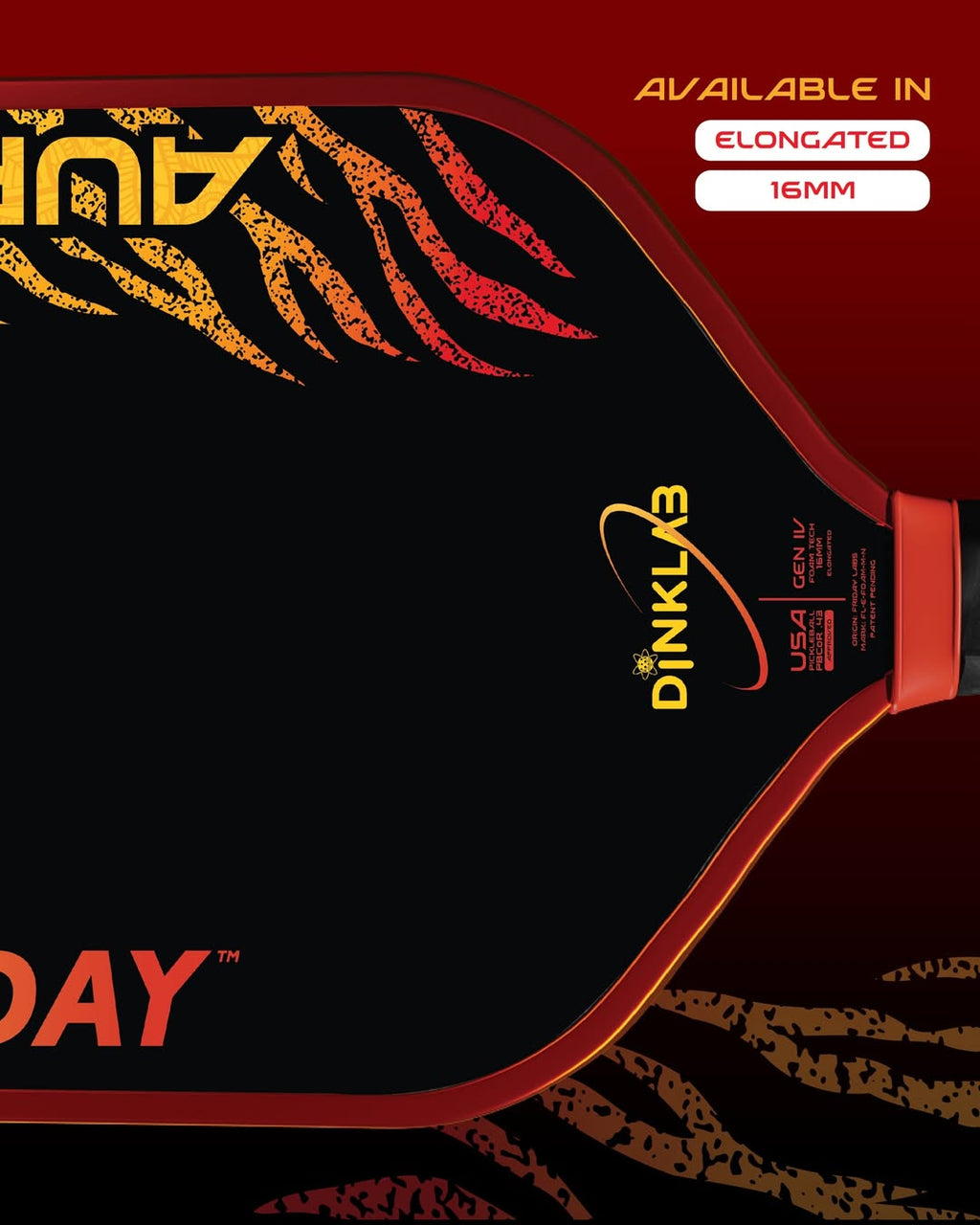 Friday AURA PRO x DinkLab Malaysia Limited Edition Pickleball Paddle