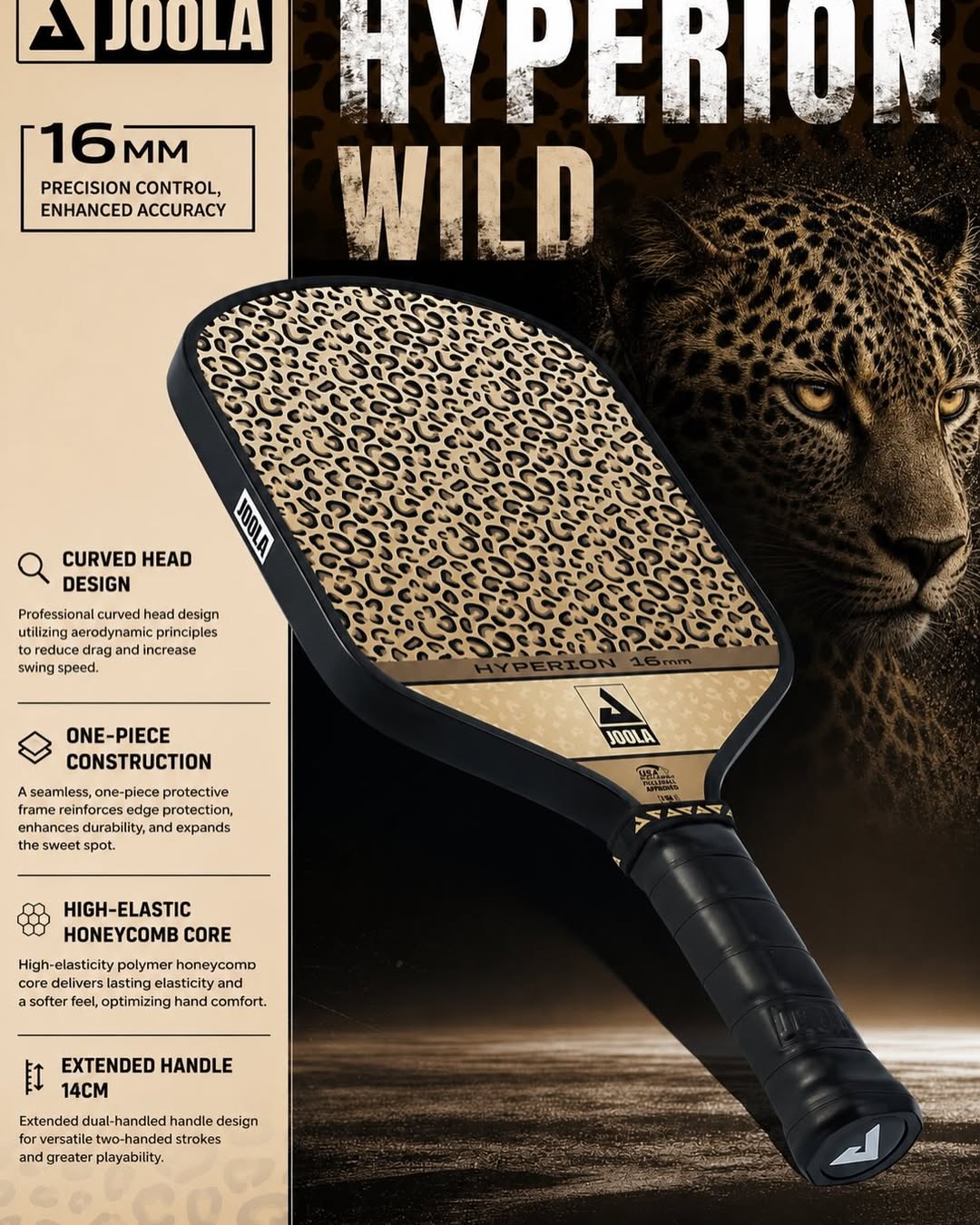 Joola Hyperion WILD Pickleball Paddle
