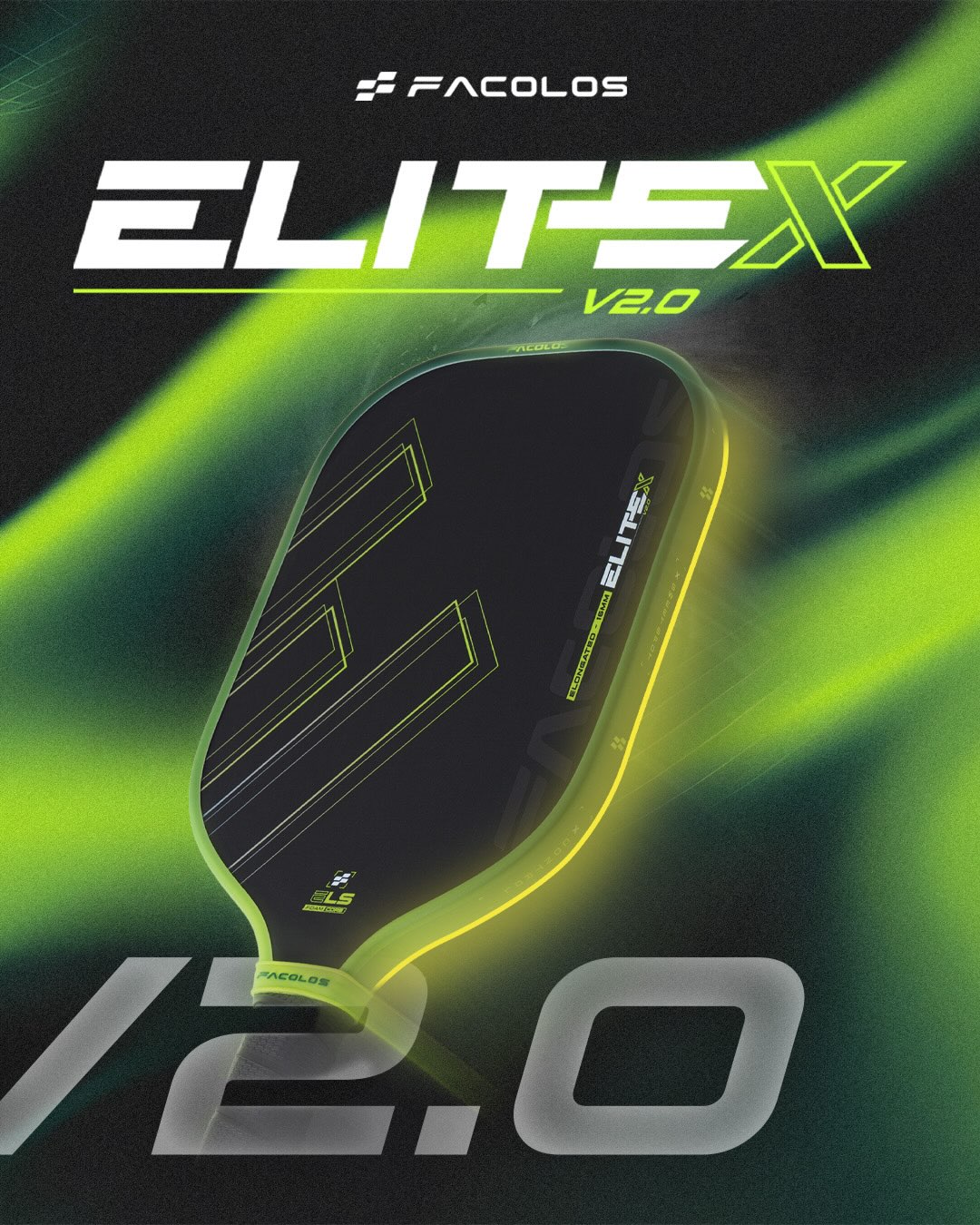 Facolos EliteX v2.0 Pickleball Paddle