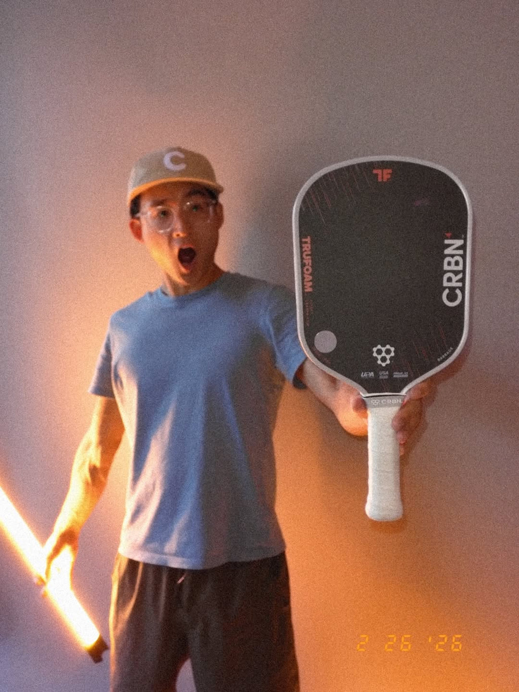 CRBN⁴ TruFoam Ed Ju Signature Edition Pickleball Paddle