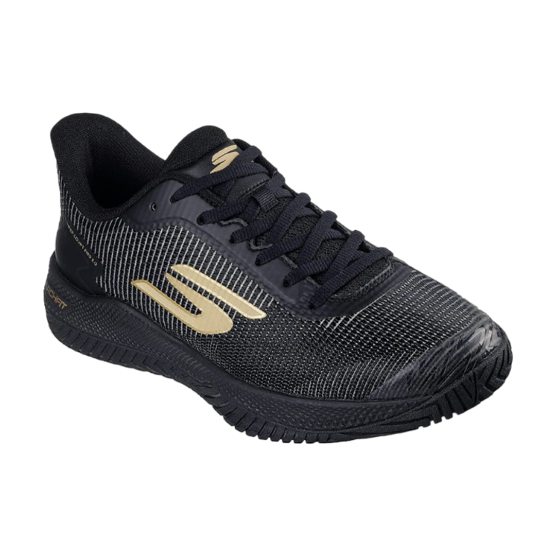 Skechers GO Pickleball Viper Court Pro 2.0 Shoes (Black/Gold)