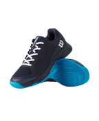 Wilson Junior Rush Pro L 'Navy Blaze' Pickleball Shoes