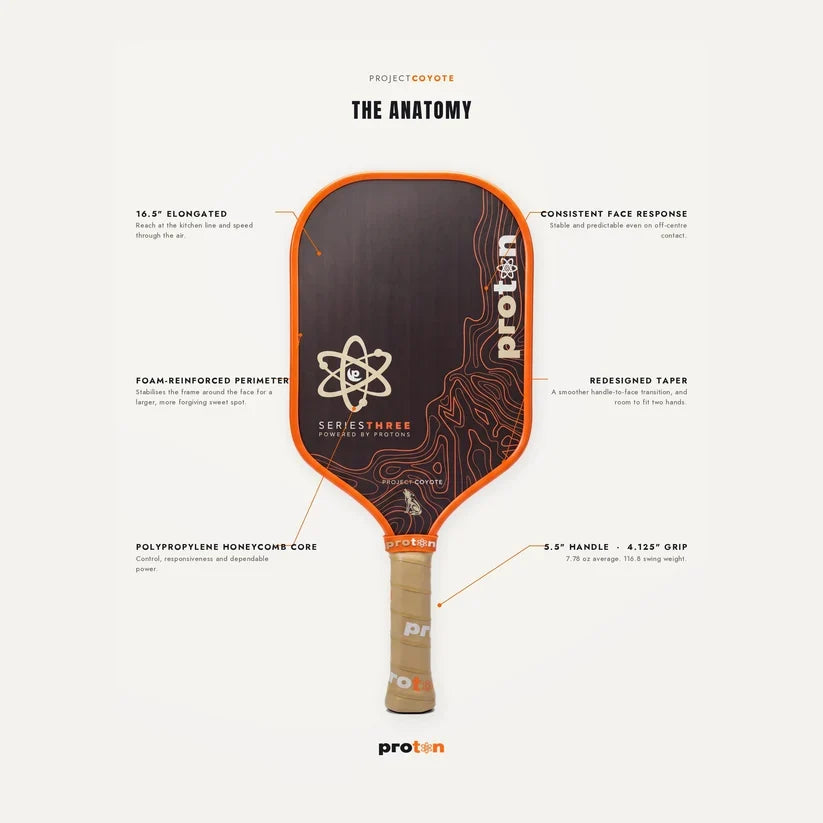 Proton Series 3 Project Coyote Pickleball Paddle