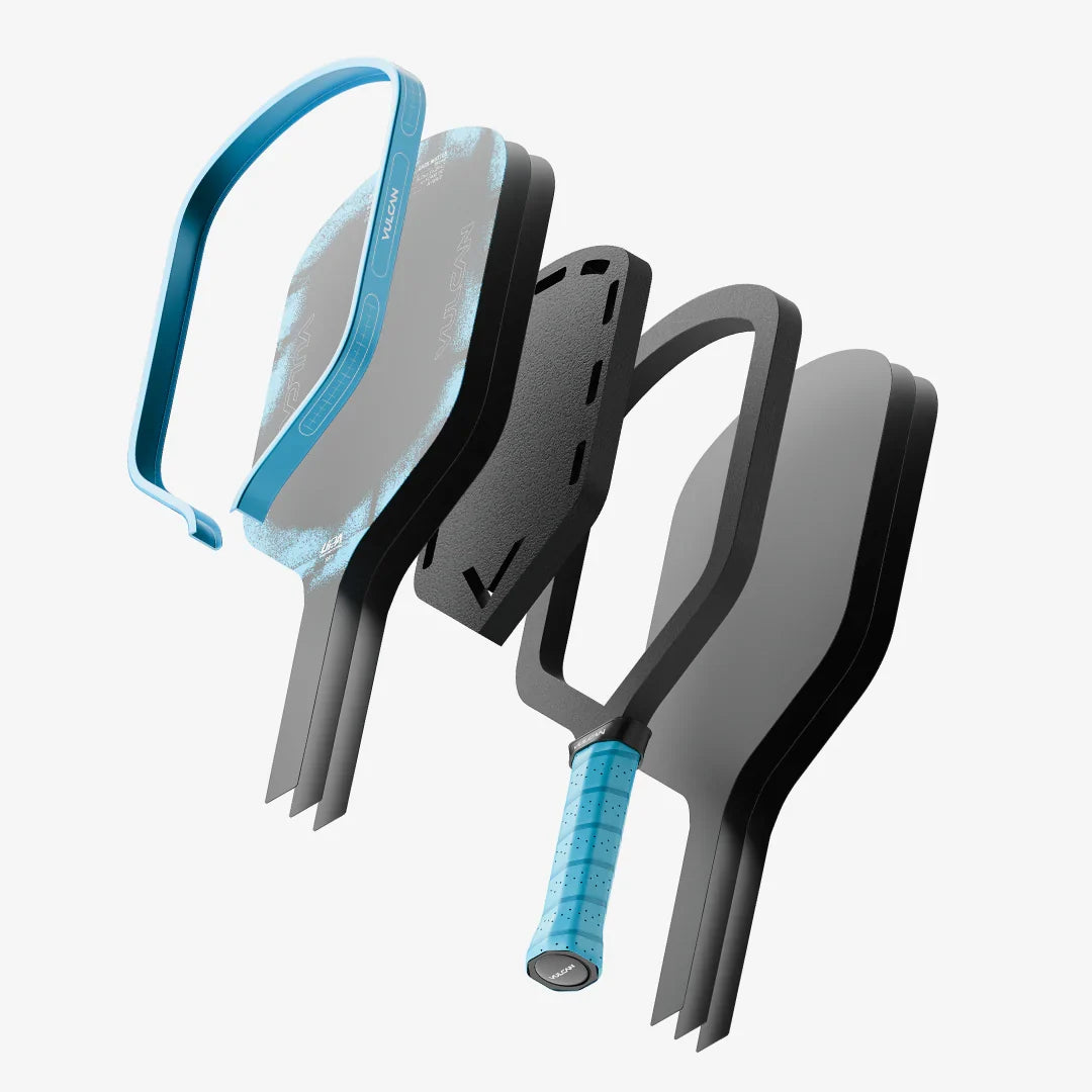Vulcan Chapter 01 Dark Matter Pickleball Paddle | Hybrid