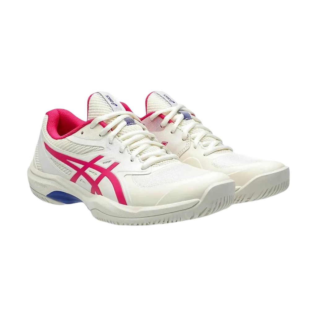Asics Gel-Game FF Pickleball Shoes - Cream / Bright Rose